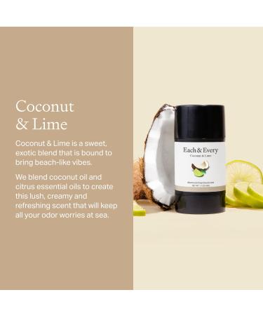 Each & Every All Natural Deodorant - Aluminum Free Deodorant for Women & Men - Sensitive Skin Friendly Multipack - A Year's Supply of All Day Odor Protection - Travel Size (8 Pack 1.7 Oz Each) - Buy Online on GoSupps.com
