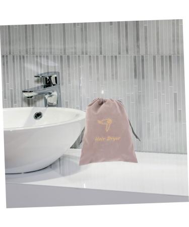 TOVINANNA 2pcs Velvet Bag Drawstring Fabric Bags Blow Dryer Retractable Cord Fabric Hair Dryer Bag Drawstring Bag Portable Hair Dryer Bag Hair Dryer Fabric Bag Hair Dryer Storage Bag - Buy Online on GoSupps.com