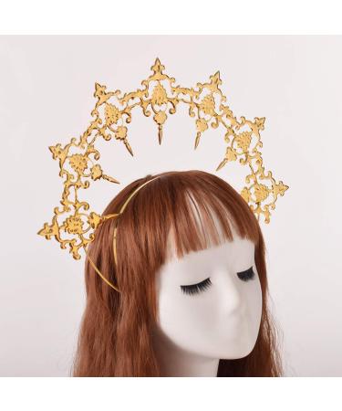 GRACEART Women's Masquerade Crown | Sunburst Halo Headband & Costume Accessories for Parties - Buy Online on GoSupps.com