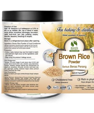 7x Bionutricia Brown Rice Powder (200g / Can) - Buy Online on GoSupps.com