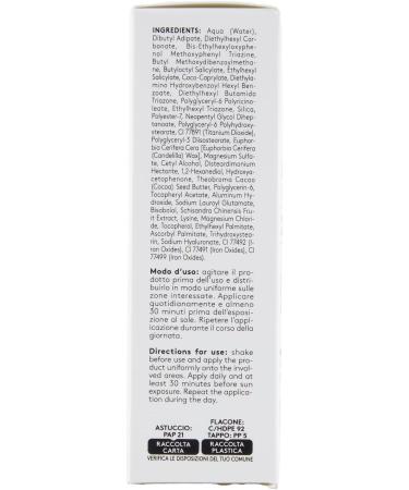  Korff Korff 365 Protection - Ultra 100 Color Fluid Face SPF50+ Very High Sun Protection for Sensitive Skin 40 ml - Buy Online on GoSupps.com