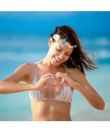 Lurrose Blue Glitter Mermaid Headband | Cat Ear Hair Straps & Mesh Hair Band for Baby Girls & Kids | Perfect Party Supplies & Decorations - Buy Online on GoSupps.com