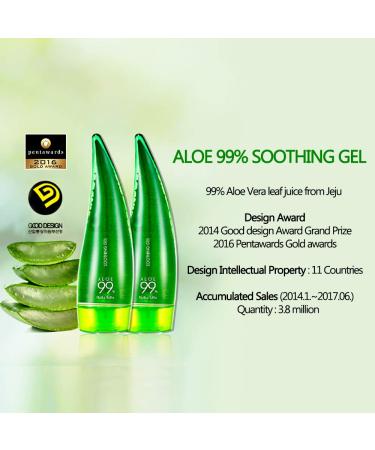 Holika Holika Aloe 99% Soothing Gel 8.5 Ounce - Hydrating and Cooling Skincare Solution - Buy Online on GoSupps.com