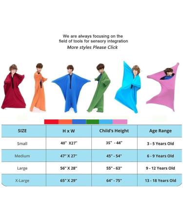 ZYUBOESO Sensory Body Sock for Kids - Orange, Size S - Washable & Breathable Stress Relief for Children with Autism & Anxiety - Buy Online on GoSupps.com