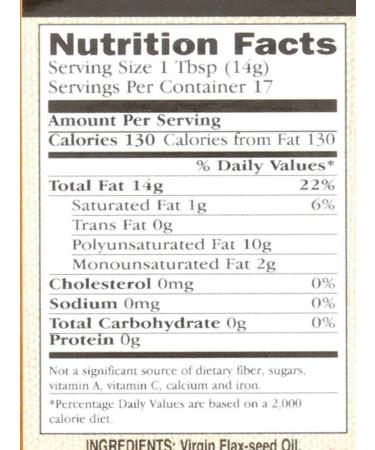 Premium 8.44 oz Flax Seed Oil - International Collection - Buy Online on GoSupps.com