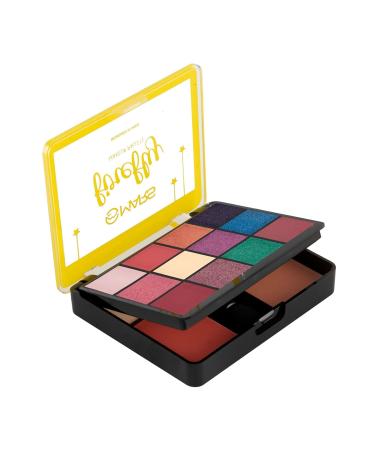 Firefly Makeup Kit with 12 Eyeshadows Highlighter Blusher and Bronzer| Highly Pigmented | Free Applicator & Mirror | Eye and Face Palette for Women (26.0 gm) (Shade-1)