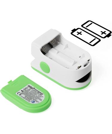 Pulox PO-100 Pulse Oximeter - LED Display Hard Case Batteries & Accessories | Green - Shop Now for International Shipping! - Buy Online on GoSupps.com