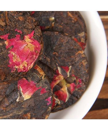 Petit G teau Au Th Pu Erh Du Yunnan 500g - Th Noir Parfum M r Bords Dor s Double P tale Vieilli La Rose - Buy Online on GoSupps.com