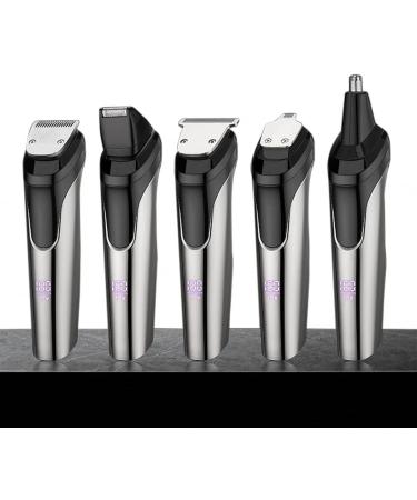 Abbray Beard Grooming Kit for Men Beard Mustache Nose Ear Hair Trimmer Face Shavers and Hair Clippers All-in-One Mens Grooming Kit Set Electric Cordless & Led Display USB Rechargeable - Buy Online on GoSupps.com