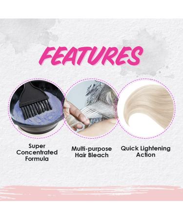 Punky Powder Bleach 28gm Pouch - Affordable Hair Lightener for Highlighting & Bleaching - Lifts up to 7 Levels - Buy Online on GoSupps.com