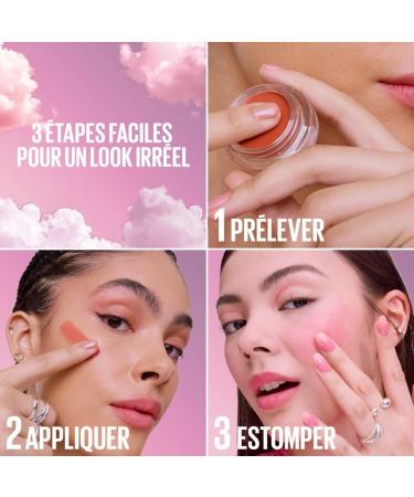 Maybelline New York - Blush en Mousse Multi-Usage - Joues & L vres - Fini Mat Flout - Texture l g re - Tenue Jusqu' 14h - R siste au Transfert - Cloudtopia - Teinte : 12 Toasted Sky - Buy Online on GoSupps.com