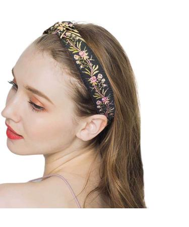 Bohend Boho Headband - Wide Knotted Sports Yoga Turban Hair Hoop for Women and Girls - Buy Online on GoSupps.com