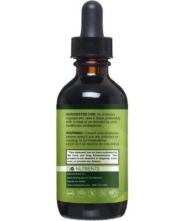 Selenium 200mcg Liquid Drops Supplement - Yeast-Free Herbal Formula with Trace Minerals - 1.0 oz Bottle - Buy Online on GoSupps.com