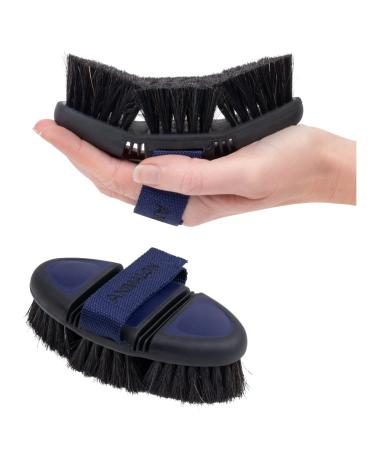 Animalon Kard tsche Natural bristles Gross for dogs |Fell brush for the dog |Brush for dogs with short hair |Innovative dog brushes for gentle fur care (Kard tsche Klein Blue) Blue Card tsche small