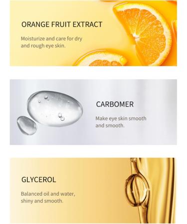 SADOER Brand Franchises 2 pieces vitamin C antifatigue eye cream direct effect eye serum optimal eye care eye whitening stick for cooling eye balm against dark circles and swelling 4 - Buy Online on GoSupps.com