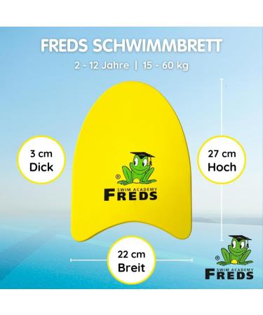 FREDS SWIM ACADEMY - STR Yellow Swim Set & Kickboard for Kids | International Shipping Available - Buy Online on GoSupps.com