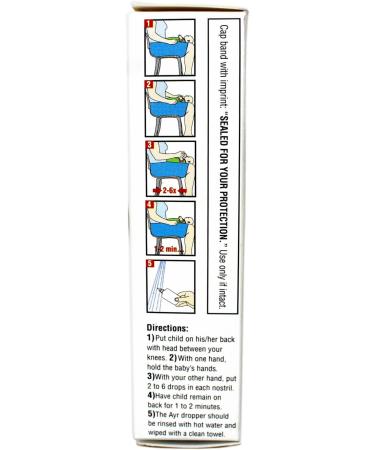 Baby Ayr Saline Nose Spray/Drops 1-Ounce Spray Bottles (Pack of 3) - Buy Online on GoSupps.com