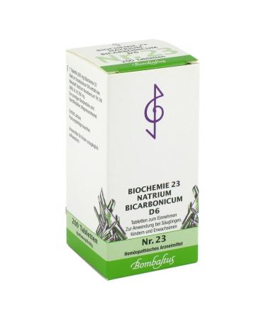 Biochemistry 23 Natrium Bicarbonicum D 6 tablets 200 pcs