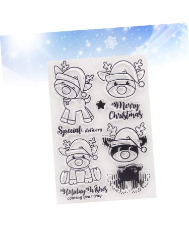 Lurrose Christmas Stamps Postage Stamps Planners Craftastic Tthe Notebook Silicone Stamps Clear Stamps Seal Scrapbook Account - Buy Online on GoSupps.com