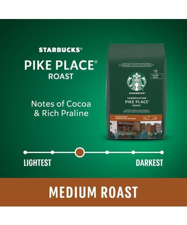 Starbucks Pike Place Roast Ground Coffee Medium Roast 793 Grams (Pack of 4) - Buy Online on GoSupps.com