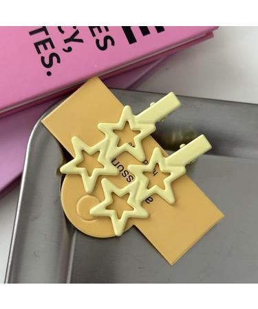 XIAHIOPT Star Shape Duckbill Hair Clip Spring Headwear for Woman Girls Taking Photo Shopping Travel -slip Green - Buy Online on GoSupps.com