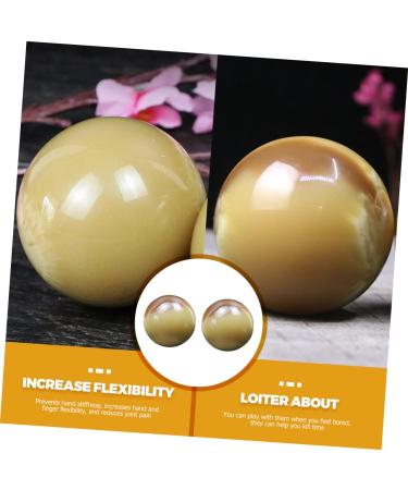 Magiclulu Handmade Horn Fitness Balls - 2-Piece Set for Hand Massage Meditation & Carpal Tunnel Relief - Ideal Hand Massager Tool - Buy Online on GoSupps.com