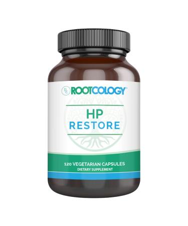 Rootcology by Dr. Izabella Wentz | HP Restore | Botanical Extract - Maintain Healthy Gastric Lining and Occasional Abdominal Discomfort with Licorice Extract and Vitamin C | 120 Vegetarian Capsules
