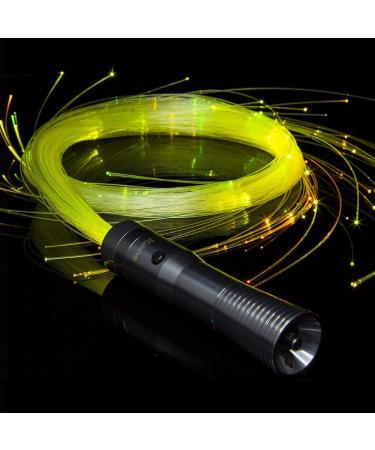 GloFX Space Whip Remix - 6 Ft Programmable LED Fiber Optic Whip with 360 Swivel | Super Bright Light Up Rave Toy for EDM Pixel Flow Dance Festival - Buy Online on GoSupps.com