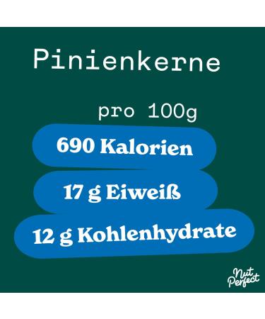 Nut Perfect Pine Nuts | Small & Round | Robust Flavor | Ideal for Roasting - 50g - Buy Online on GoSupps.com