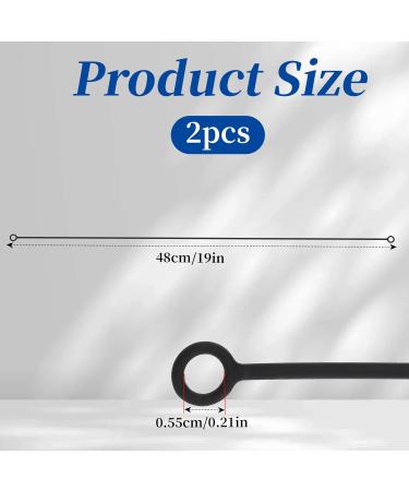 Flexible Silicone Earplug Connector Cord - 2 Pack Safety Lanyard with Removable Tips for Secure Earplug Storage - Ideal for Travel & Daily Use - Buy Online on GoSupps.com