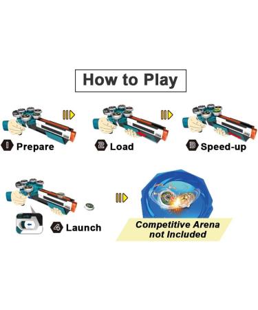 Obest Martial Cord Set - Battling Tops with Burst Launcher | Turbo Magic Hexa Core Rotating Detonation Gift for Kids - Buy Online on GoSupps.com
