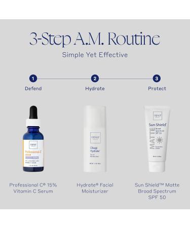 Obagi Way to Glow Gift Set - 15% Vitamin C Serum Moisturizer & SPF 50 Sunscreen | Hydrate & Protect Your Skin Worldwide - Buy Online on GoSupps.com