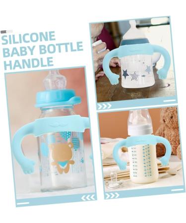 Vaguelly 2pcs Bottle Handle Milk Bottle Grips Silicone Bottle Grip Bottle Grip Milk Bottle Accessories Bottle Grip Bottle Grip Child Feeding Bottle Silica Gel Feeder 14.00X5.00X5.00CM Sky-blue - Buy Online on GoSupps.com