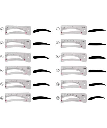 Eyebrow Shaping Template - Women's Eyebrow Shape Template | Multi-Purpose Eyebrow Shaping Tool for Parties Dating Travel and Proms - Buy Online on GoSupps.com