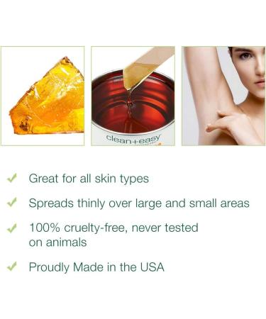 Buy Clean+Easy Original Pot Wax 14 oz. | Best Hair Removal Wax for Smooth Skin - International Shipping Available - Buy Online on GoSupps.com