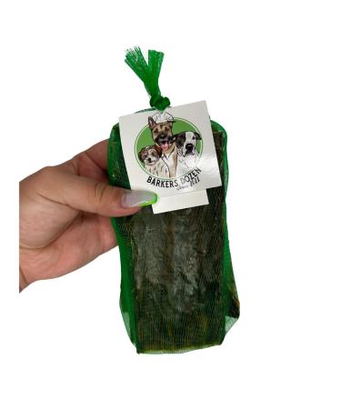 Barkers Dozen Natural Single Ingredient 6" Beef Esophagus Chew for Dogs Nutritious Low Odour: 10 Pack Dog Treats Fully digestible No additives or preservatives
