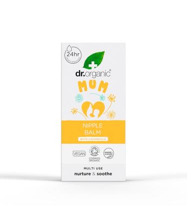 DR Organic Nipple Balm with Calendula & Lanolin - Natural Relief for Cracked Nipples | Vegan & Organic Certified | 30ml - Buy Online on GoSupps.com