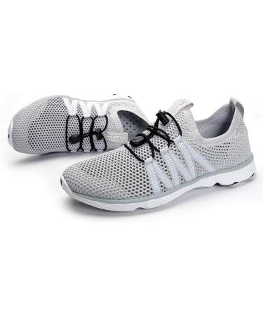 SUOKENI Women's Quick Drying Water Shoes - Size 9 Lightgray | Perfect for Beach & Water Sports - Buy Online on GoSupps.com