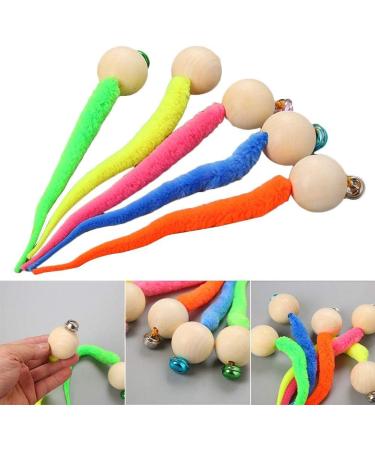 Wiggly Plush Cat Ball Toy with Bell - Interactive Kitten Activity Toy - Buy Online on GoSupps.com
