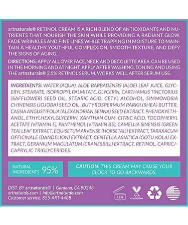 Artnaturals Skin Care Set - Complete Anti-Aging Kit with Eye Cream, Face & Neck Cream, and Retinol Cream - Reduce Wrinkles, Dark Circles - Moisturizer for Women and Men - Buy Online on GoSupps.com