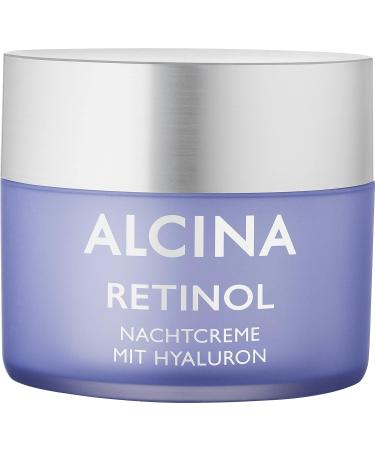Dr AS ALCINA Retinol Night Cream 1 x 50 ml intensive nourishing face cream for smoother and tighter skin promotes cell regeneration during sleep with hyaluronic acid and shea butter - Buy Online on GoSupps.com