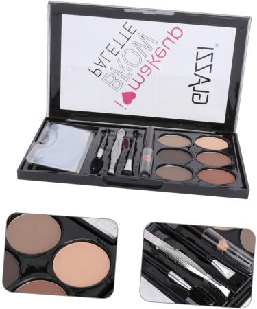 Didiseaon 6 Sets Eyebrow Powder Set Eyebrow Threading Tool Lady Eyebrow Powder Eyebrow Stickers Abs Cosmetic - Buy Online on GoSupps.com