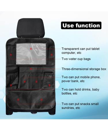 Gsrhzd Car Seat Organizer with Tablet Holder - 9 Pocket Car Storage for Kids, Toys, Food - Travel Essential for Parents & Drivers - Buy Online on GoSupps.com