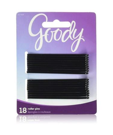 Goody Black Roller Pins, 3 inches 18 ea Black 3 Inch (Pack of 1) - Buy Online on GoSupps.com