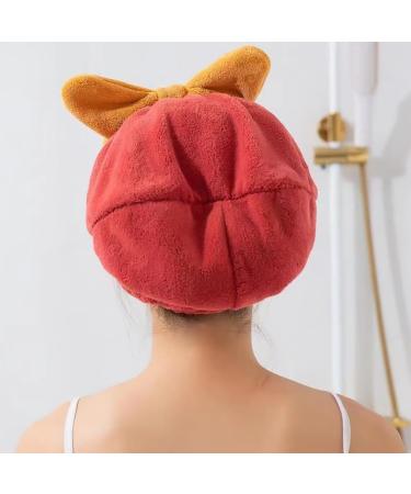 Buy 4 Pcs Super Absorbent Hair Turban Wraps | Cute Microfiber Hair Drying Towels with Bow Knot for Women & Girls - Fast International Shipping - Buy Online on GoSupps.com