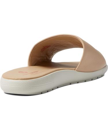 MARC JOSEPH NEW YORK Women's Leather Flat Slide Mules Sandals - Blush Soft Napa, Size 8.5 - Buy Online on GoSupps.com