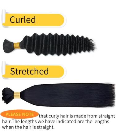 Human Hair Bulk For Braiding Highlight Deep Wave Boho Human Braiding Hair Unprocessed Human Hair Extensions For Micro Braids 24 Inch-100G 24 Inch 613# - Buy Online on GoSupps.com