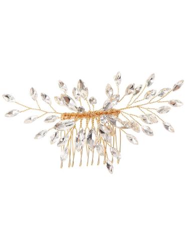 Elegant Bride Comb: Rhinestone Dainty Large Decorative Side 12 Lightweight Trendy Wedding Classic Party Comb Hair