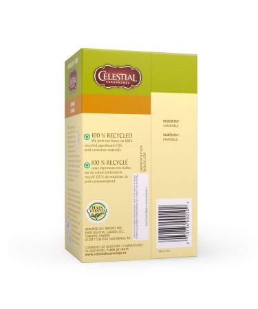 Celestial Seasonings Caffeine Free Chamomile Herbal Tea - 20 Bags (0.9 oz) - Buy Online on GoSupps.com