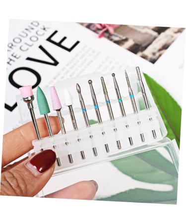minkissy Set Nail Grinding Head Diamond Nail Drill Bit Ceramic Nail Drill Bit Diamond Cuticle Nail Bits Nail Drill Kit Manicure Tools Kit De Manicura Nail Drill Bits Polisher Rotary File medium Picture 1 - Buy Online on GoSupps.com